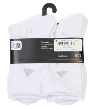 Thumbnail 2: Adidas Women's 6-Pk Classic Cushioned 3 Stripe Crew Socks 