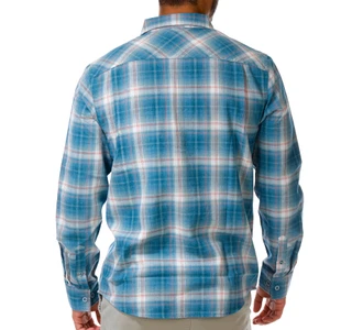 Thumbnail 2: Weatherproof Vintage Men's Long Sleeve Burnout Button Up Flannel  