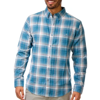 Thumbnail 1: Weatherproof Vintage Men's Long Sleeve Burnout Button Up Flannel  