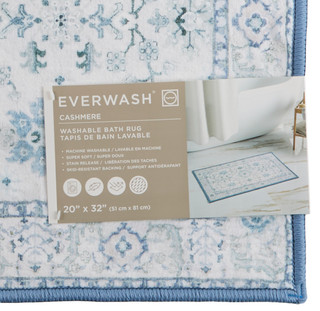 Thumbnail 2: EVERWASH Cashmere Medallion Bath Rug - 20" x 32" 