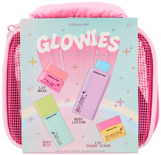 Thumbnail 1: SECONDARY Glowies Skincare Essentials Set with Reusable Travel Bag 