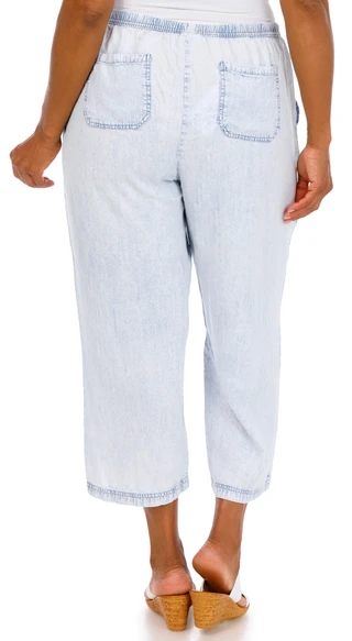 Thumbnail 2: For the Republic Plus Palazzo Tencel Pants 
