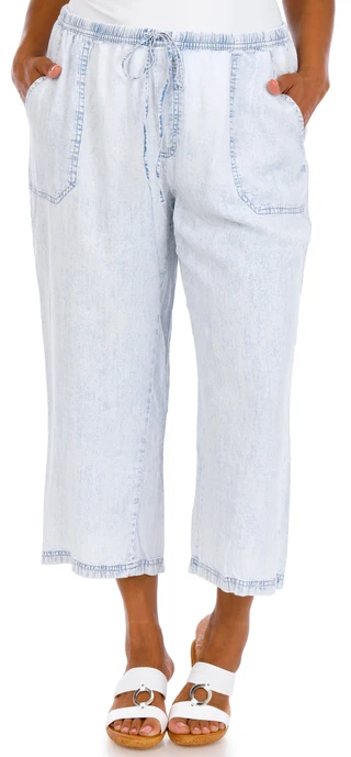 Thumbnail 1: For the Republic Plus Palazzo Tencel Pants 