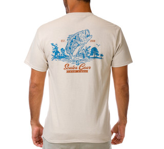 Thumbnail 2: SCALES Men's Short Sleeve Glades Action Graphic Tee 