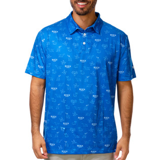 Thumbnail 1: Jedco Men's Short Sleeve Busch Hunt Repeat Polo  