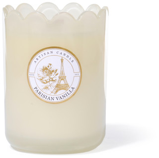 Thumbnail 2: EAST WEST Paris Vanilla Scented Candle in Scalloped Glass Jar, 13.5 oz 