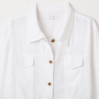 Thumbnail 2: Coral Bay Petite Linen Blend Jacket 