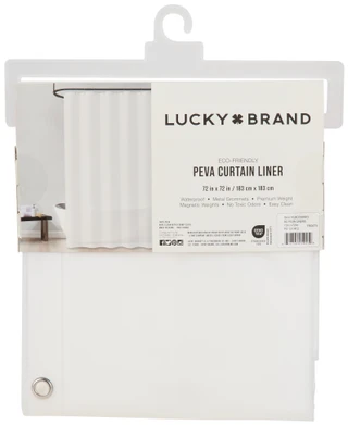 Thumbnail 1: Lucky Brand PEVA Shower Curtain Liner 