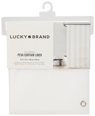 Thumbnail 2: Lucky Brand PEVA Shower Curtain Liner 