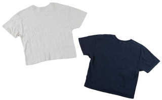 Thumbnail 2: Social Culture Junior's 2 Pk Short Sleeve Cropped Heather Pocket Tee 