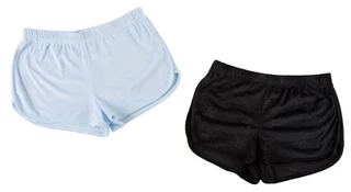 Thumbnail 1: Juicy Couture Juniors' 2 Pk Rhinestone Velvet Fleece Sleep Shorts 
