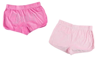 Thumbnail 2: Juicy Couture Juniors' 2 Pk Rhinestone Velvet Fleece Sleep Shorts 