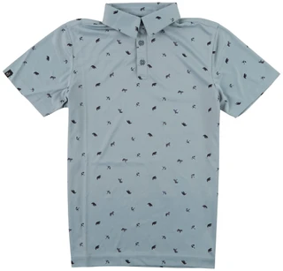 Thumbnail 1: Swannies Big Boy's Short Sleeve Printed Polo 