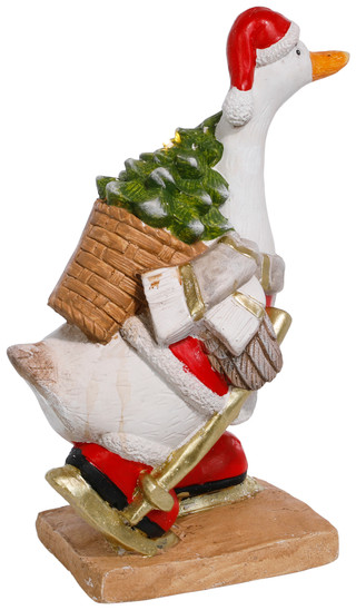 Thumbnail 2: Magical Season 19 In LED Christmas Ski Duck Figurine  