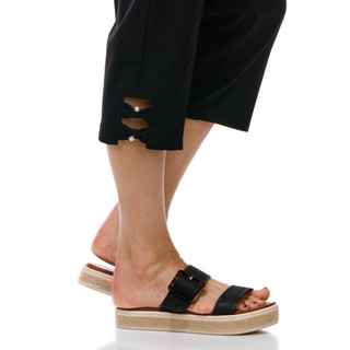 Thumbnail 2: Coral Bay Women's Pull On Comfort Stretch Pearl Capris  