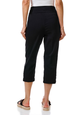 Thumbnail 3: Coral Bay Women's Pull On Comfort Stretch Pearl Capris  