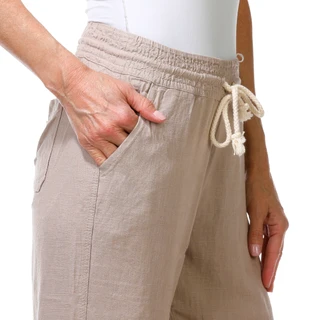 Thumbnail 2: Cali 1850 Women's Linen Beach Pants 