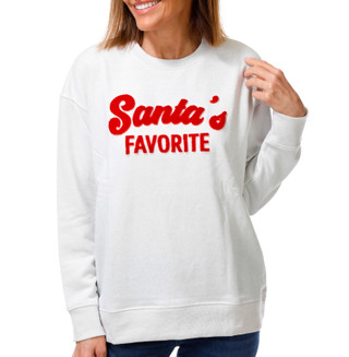 Thumbnail 1: SHIRALEAH Junior's Santa's Favorite Christmas Sweater 