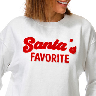 Thumbnail 3: SHIRALEAH Junior's Santa's Favorite Christmas Sweater 