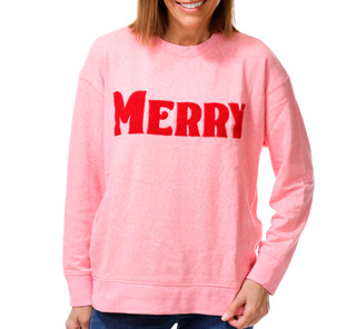 Thumbnail 1: SHIRALEAH Junior's Christmas Merry Sweater 