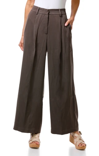 Thumbnail 1: Adrianna Papell Women's Pleat Front Straight Leg Pants 
