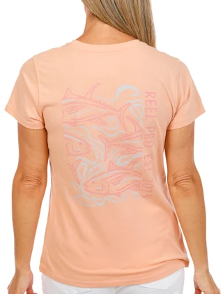 Thumbnail 1: REEL PRO Women's Short Sleeve Graphic Top 