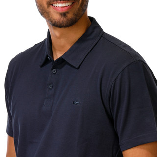 Thumbnail 2: Quicksilver Men's Short Sleeve Harbin Oxford Texture Polo  