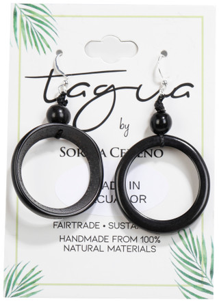 Thumbnail 1: TAGUA Women's Ring of Life Drop Earrings 