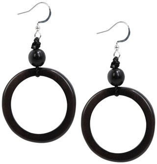 Thumbnail 2: TAGUA Women's Ring of Life Drop Earrings 