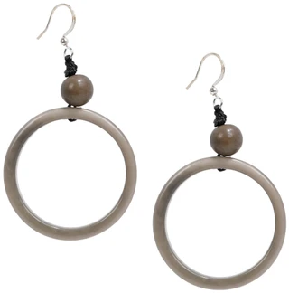 Thumbnail 2: TAGUA Women's Ring of Life Drop Earrings 