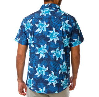 Thumbnail 3: Hurley Men's Short Sleeve Button Up Floral Print Woven Shirt  