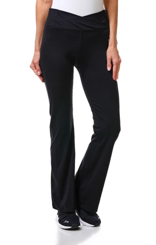 Thumbnail 1: DKNY Women's Compression Crossover Flare Performance Leggings 