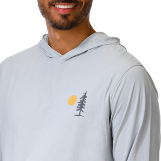 Thumbnail 2: American Outdoor Men's Long Sleeve Hooded Performance Shirt 