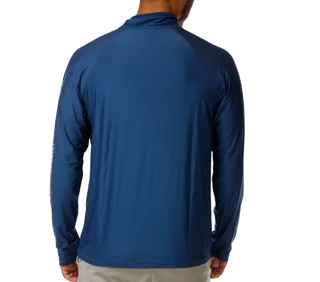 Thumbnail 2: American Outdoor Men's Long Sleeve Quarter Zip Performance Shirt  