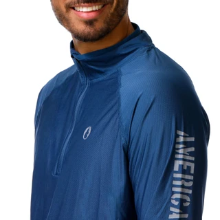 Thumbnail 3: American Outdoor Men's Long Sleeve Quarter Zip Performance Shirt  