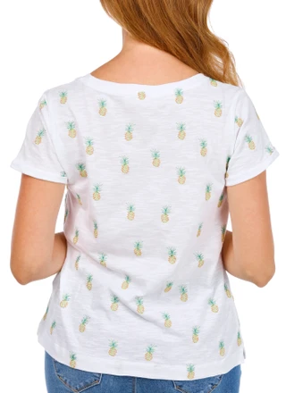 Thumbnail 2: Philosophy Women's Short Sleeve Pineapple Top 