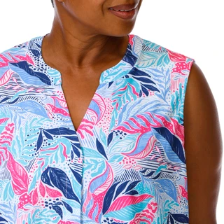 Thumbnail 3: REEL LEGENDS Plus Sleeveless Woven Top 