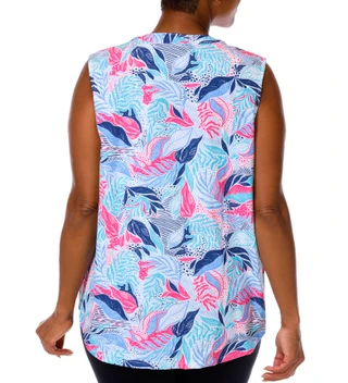 Thumbnail 4: REEL LEGENDS Plus Sleeveless Woven Top 