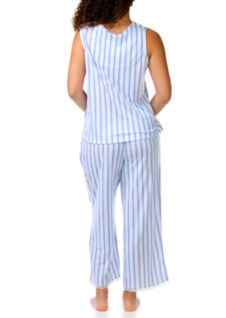 Thumbnail 3: Muk Luks Women's Cropped Pant Sleep Set 