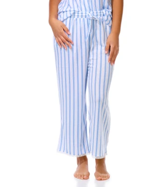 Thumbnail 4: Muk Luks Women's Cropped Pant Sleep Set 