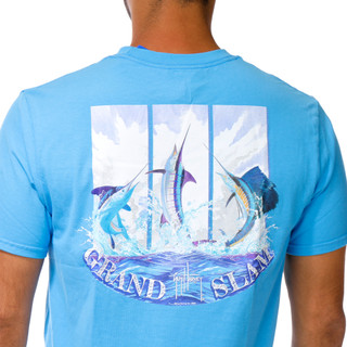 Thumbnail 2: Guy Harvey Men's Short Sleeve Grand Slam Graphic Tee  