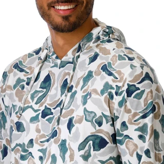 Thumbnail 3: REEL LEGENDS Men's Long Sleeve Print Hoodie 