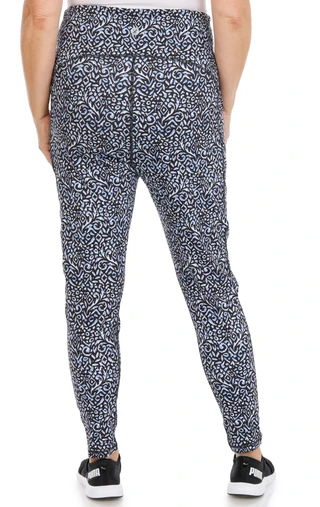 Thumbnail 3: Brisas Women's Highrise Performance Floating Pocket Capri Leggings 