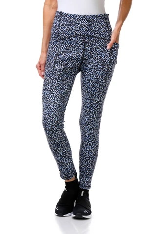 Thumbnail 1: Brisas Women's Highrise Performance Floating Pocket Capri Leggings 