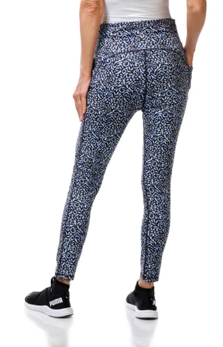 Thumbnail 3: Brisas Women's Highrise Performance Floating Pocket Capri Leggings 