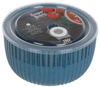 Thumbnail 1: Boston Warehouse 6 In Ribbed Cook Store Clean Souper Bowl w/ Lid  