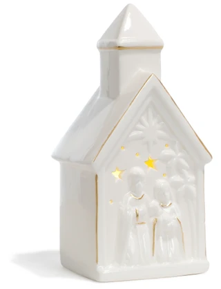Thumbnail 1: Magical Season 8.5 in LED Ceramic Nativity Scene  