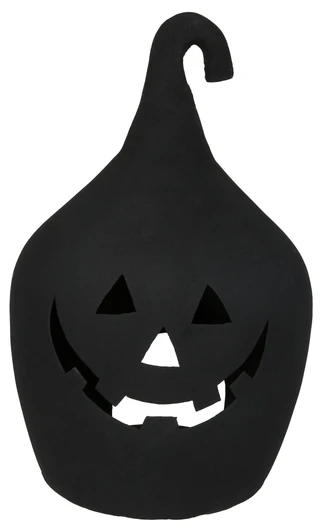 Thumbnail 1: Global Connection 14.5 in Handmade Halloween Iron Jack O' Lantern Decor 