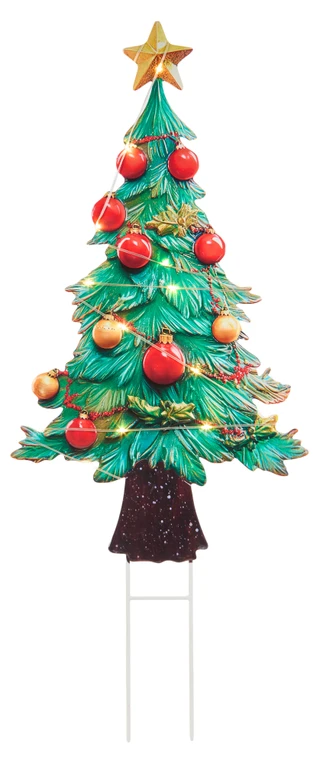 Thumbnail 1: Magical Season 33 in LED Christmas Tree Yard Stake 