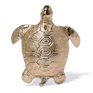 Thumbnail 2: 6 in Metallic Coastal Sea Turtle Accent  